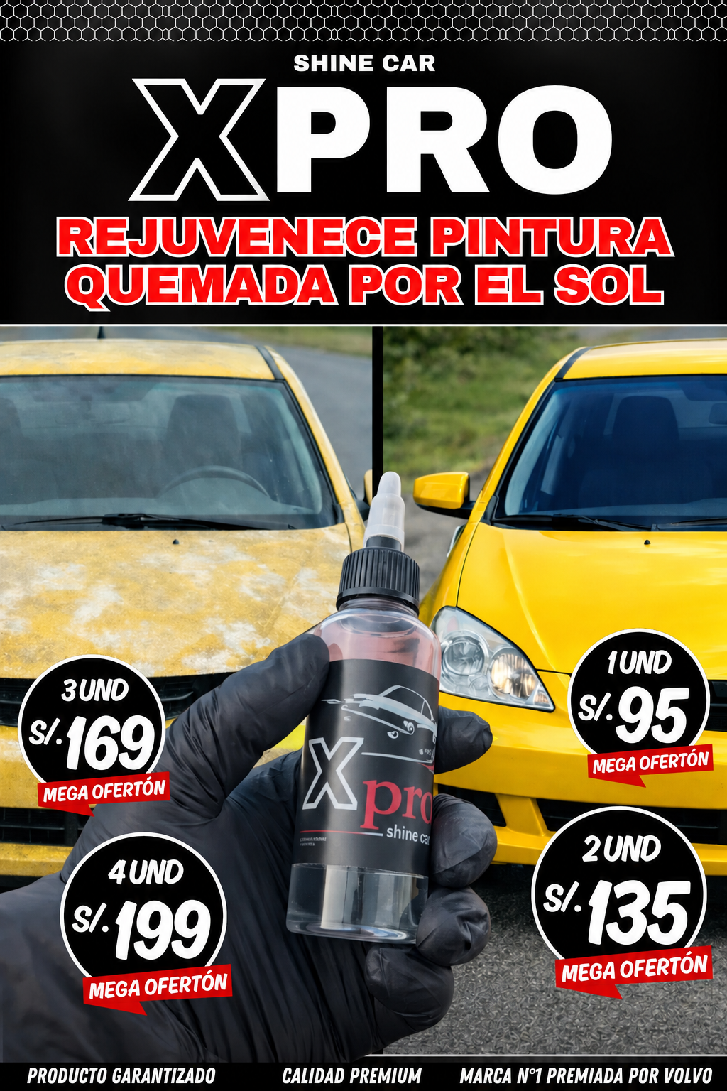 X PRO SHINE CAR™ - REJUVENECEDOR DE PINTURA QUEMADA